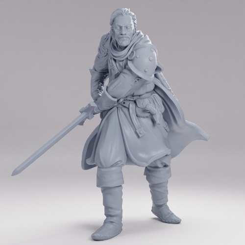 Picture of Warrior With A Two Handed Sword