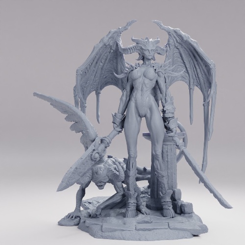 Picture of Manakane And Zoil On Base