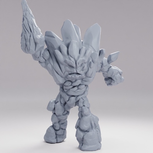 Picture of Earth Elemental Attacking