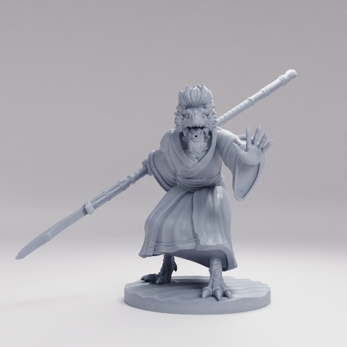 Picture of Loong Man With Glaive