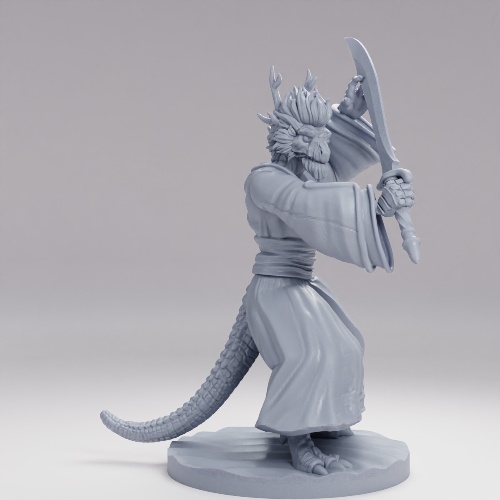 Picture of Loong Man With Sword