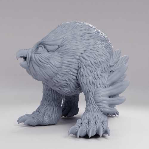 森を徘徊するアウルベア の画像