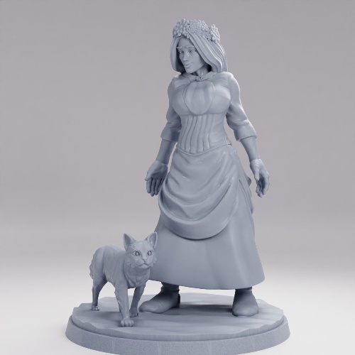 Picture of Princess And Cat