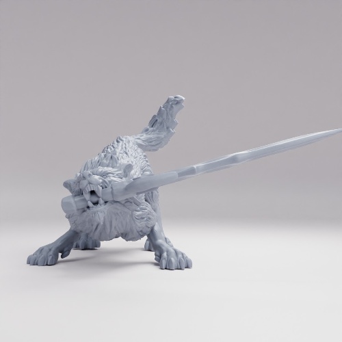 Picture of Sword Wolf Custom Monster