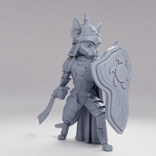 Picture of Hissani Paladin Male