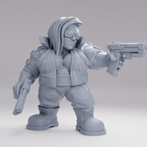 Picture of Dwarf Street Mercenary Female