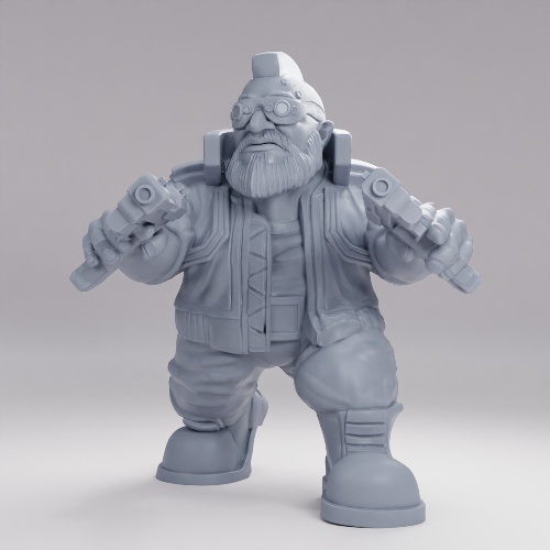Picture of Dwarf Street Mercenary Male