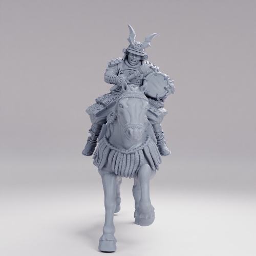 陣太鼓の侍 の画像