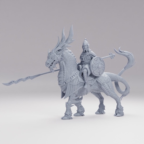 Picture of Male Soldier Mounted B