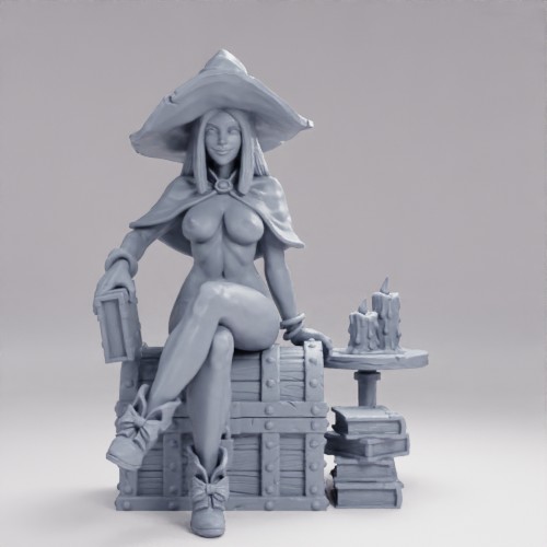 不敵な笑みの見習い魔女 の画像