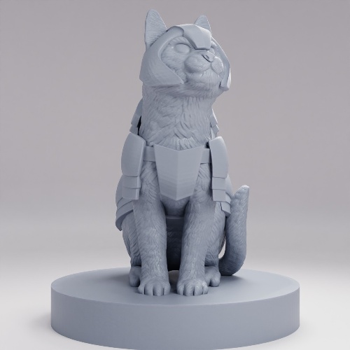 Picture of Cat In Armor