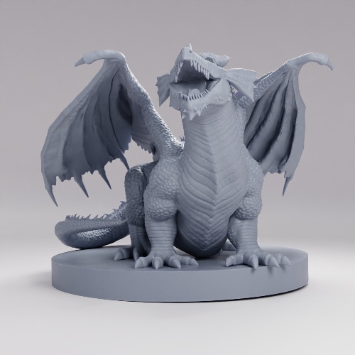 Picture of Chonky Red Dragon Wyrmling