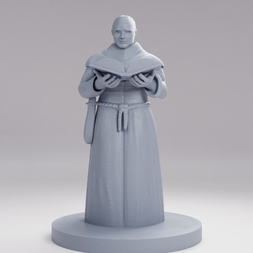 敬虔な修道士 の画像