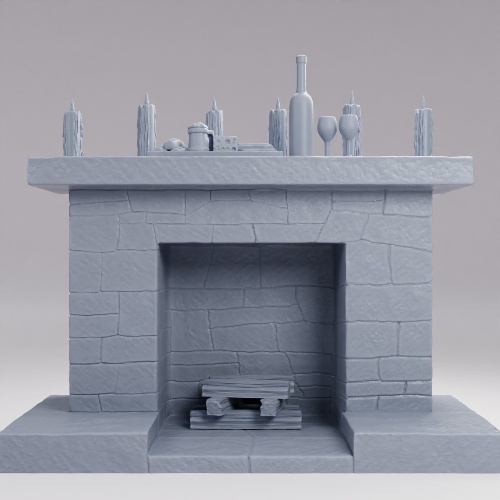 Picture of Fireplace Mimic Hiding No Fire