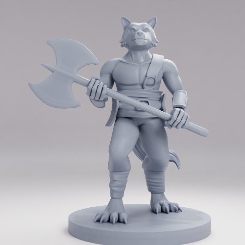 Picture of Kitsune Barbarian