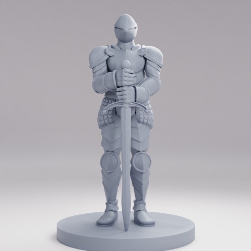Picture of Knight Statue metal