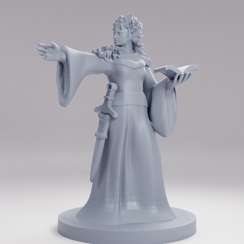 Picture of Leafy Elf Female Wizard