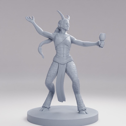 Picture of Satyr Female Bard B