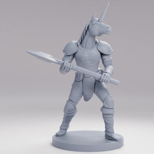 Picture of Unicorn Head Barbarian