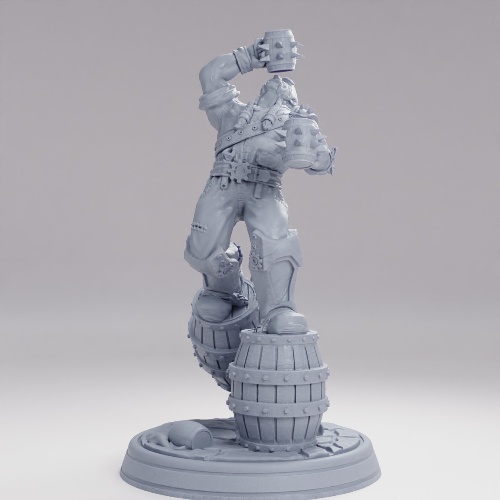 Picture of Iron Mug On Base