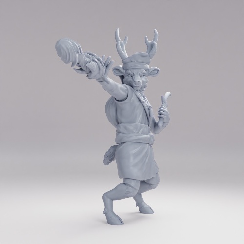 Picture of Deerfolk Warlock Combat Pose