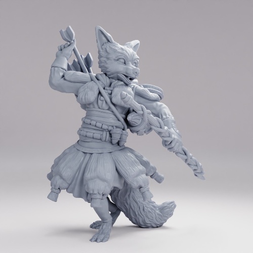 Picture of Fox Beast Handler Combat Pose