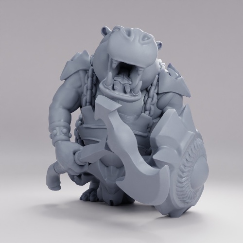 Picture of Hippo Combat Pose