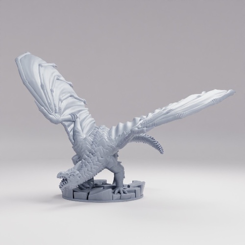 Picture of Ice Dragon On Base