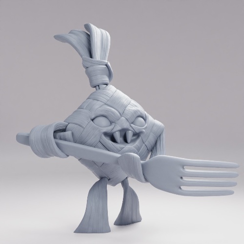 Picture of Ketupat Fork Mimic