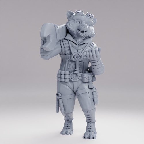 ガッツある機械工アライグマ の画像