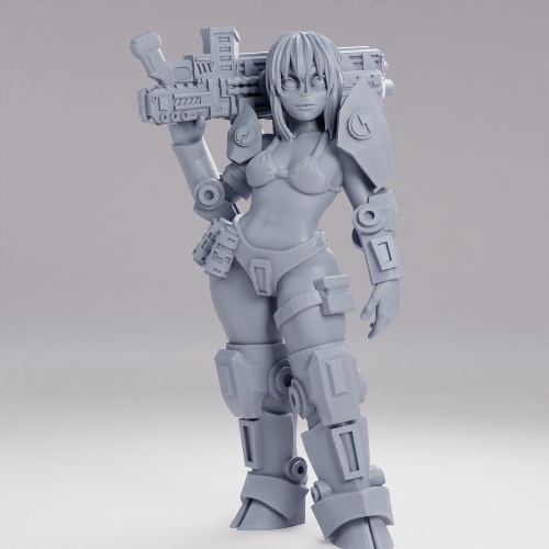 Picture of Alien Girl Standing Alt