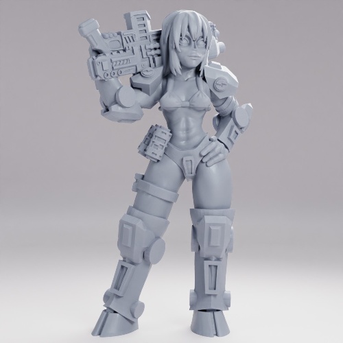 Picture of Alien Girl Standing