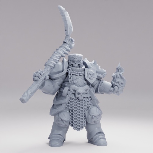 Picture of Death Knight With Scythe