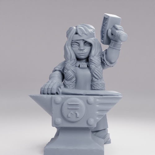 Picture of Dwarf Female Smith