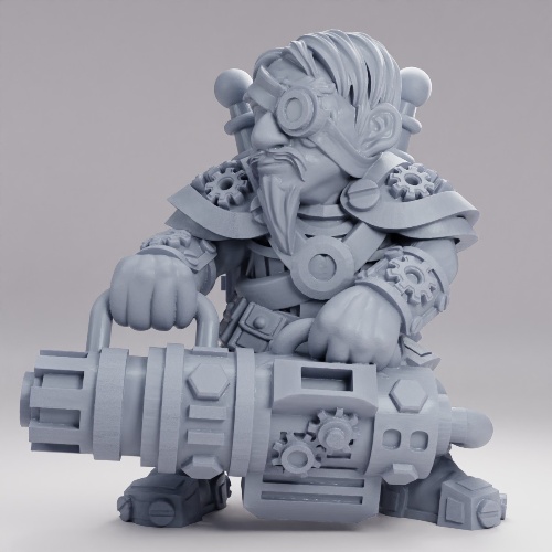 Picture of Gnome Tinker With Tesla Gun