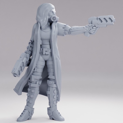 Picture of Gunslinger Cyber Girl