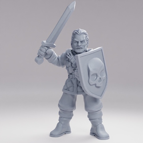 髭面の雇われ剣士 の画像