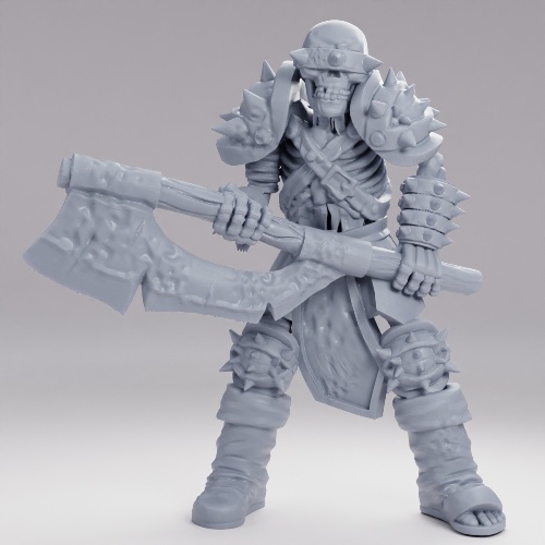 Picture of Skeleton Warrior With Axe