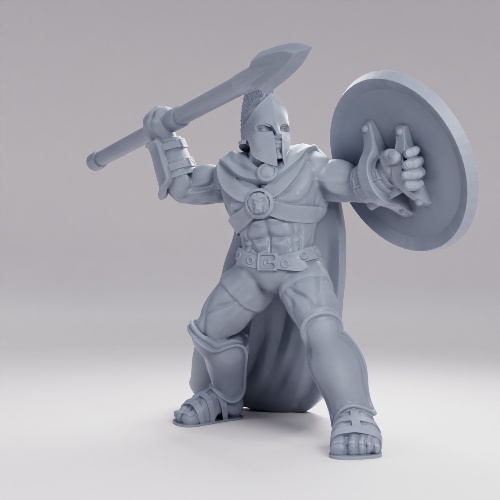 Picture of Spartan Attacking