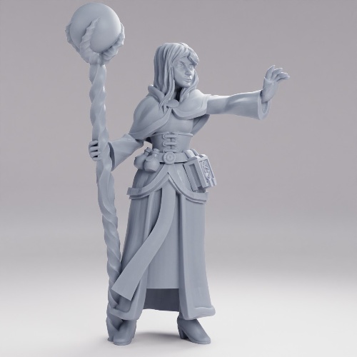 Picture of Wizardess With Staff