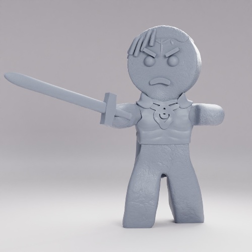 Picture of Gingerbread Paladin With Sword