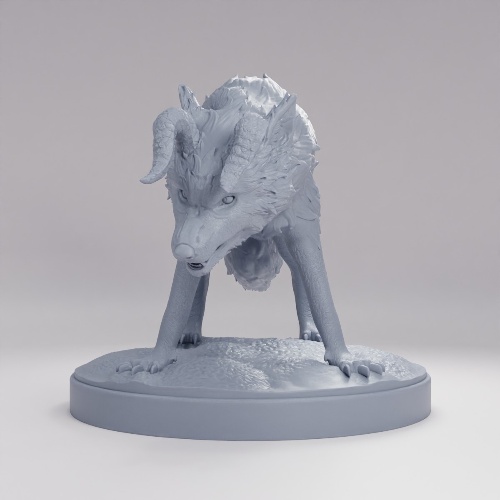 Picture of Merik Fang Of The Black Forest On Base