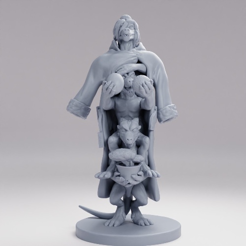 Picture of Three Kobolds In A Trench Coat