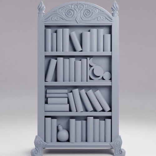 Picture of Bookcase Mimic Hidden