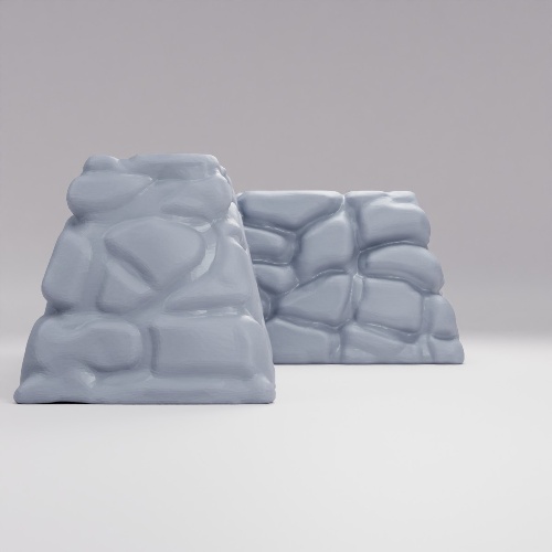 古代の石積みコーナー の画像