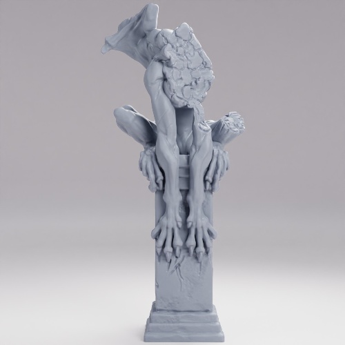 Picture of Gargoil Statue Broken
