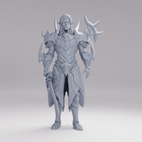Picture of Dark Elf With Sword