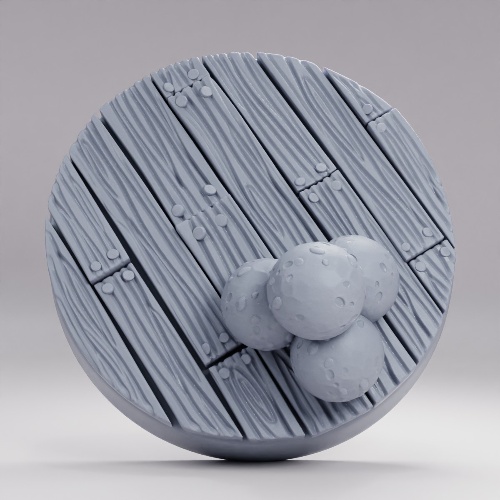 Picture of 25mm Cannonball Base