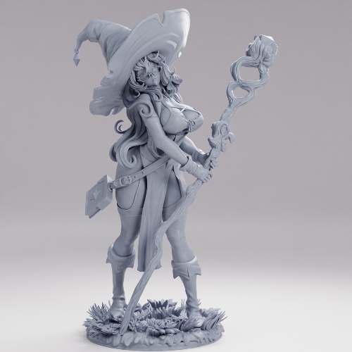 Picture of Ruby The Gem Witch On Base