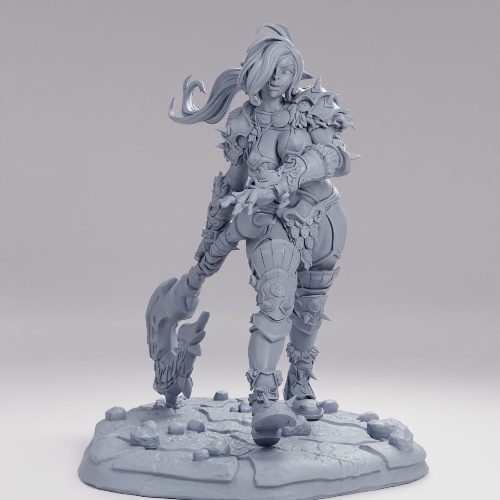 Picture of Shyron Orc Barbarian On Base